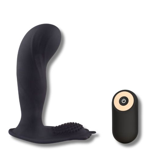 Czarny stymulator prostaty zdjęcie 1