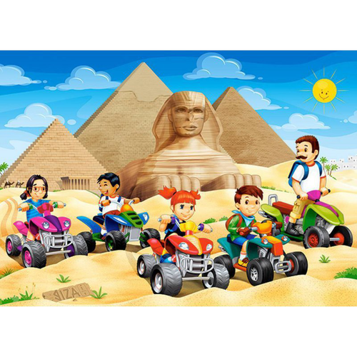 PUZZLE 60EL.QUAD BIKES AT GIZA na Arena.pl