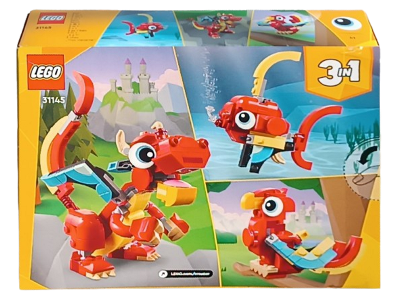 Klocki Lego Creator 3w1 - Czerwony smok 31145 zdjęcie 4