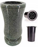 WAZON NAGROBNY - WAZON NA NAGROBEK NA CMENTARZ POMNIK+ WKŁAD Z KRATKĄ