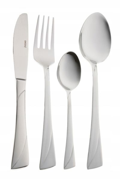 Sztućce w Walizce 72 ele 12 osób Połysk KINGHoff zdjęcie 3