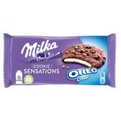 Milka Cookie z kawałkami czekolady i nadzieniem waniliowym 156 g