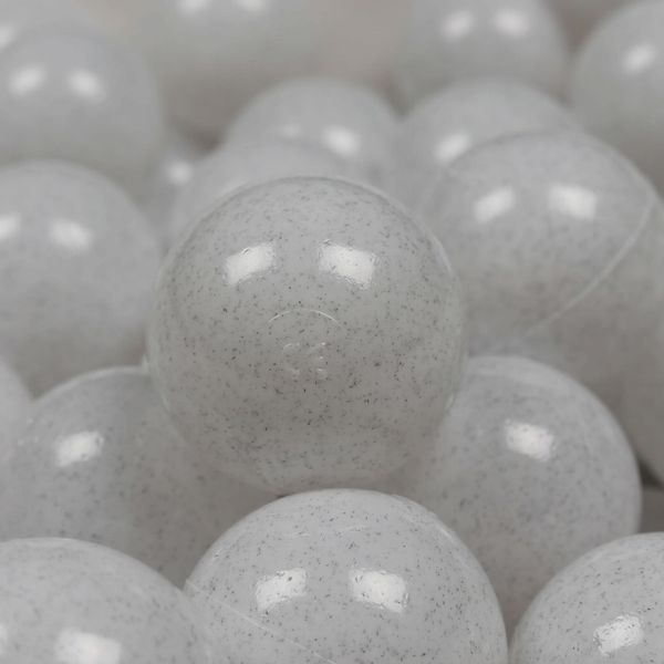 Kulki do zabawy ø7cm 200szt białe sweterkowe zdjęcie 2