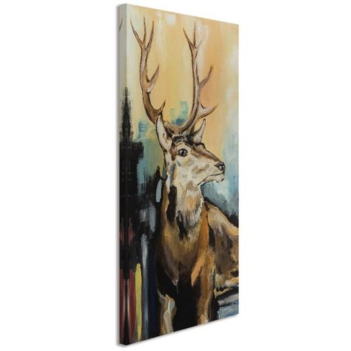 Obraz na płótnie - Canvas, Malowany jeleń 60x80 na Arena.pl