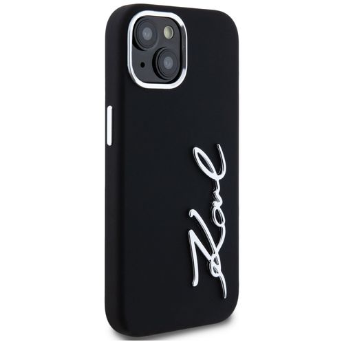 etui karl lagerfeld silicone metal       script logo do iphone 15 czarny na Arena.pl