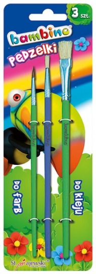PĘDZELKI 3SZT BAMBINO zdjęcie 4