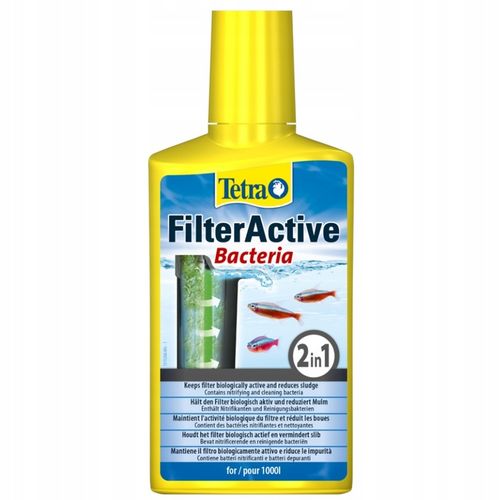 TETRA FILTER ACTIVE BACTERIA 250ml BAKTERIE DO AKWARIUM na Arena.pl