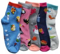 ABS Antypoślizgowe Skarpetki Dziecięce 5-PAR 19-22