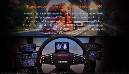 Kierownica do ciężarówki Moza Racing TSW Truck Wheel (TSW) RS060 na Arena.pl