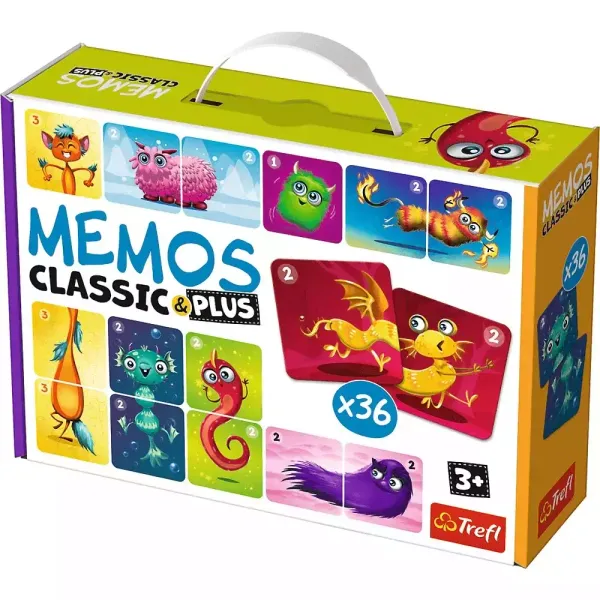 Memos classic&plus. Urocze potworki / Гра - Мемос класичний&плюс М&# zdjęcie 1