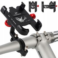 Uchwyt rowerowy na TELEFON smartfon 360° regulowany alu (ZR08)