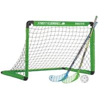 BRAMKA SKŁADANA UNIHOKEJ 2 KIJE I PIŁECZKA 91x61xX61CM ENERO