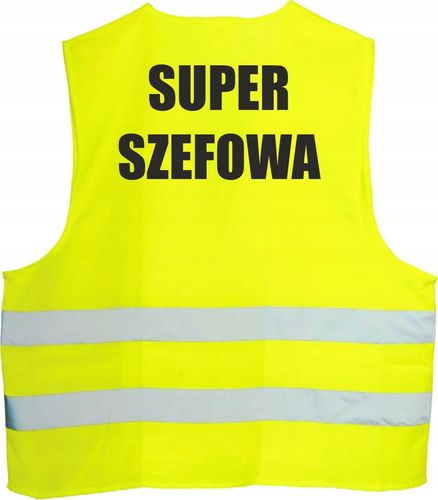 KAMIZELKA ODBLASKOWA śmieszne kamizelki z nadruk na Arena.pl