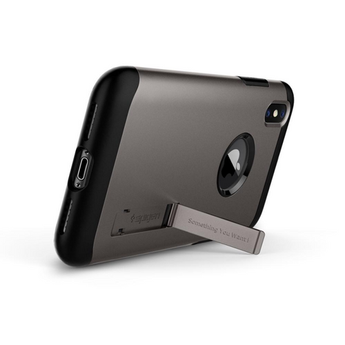 SPIGEN SLIM ARMOR Apple iPhone X - GUNMETAL na Arena.pl