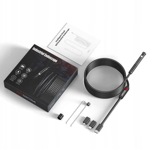 Kamera INSPEKCYJNA DUO ENDOSKOP DWIE KAMERY 2M 7LED 2xFHD WIFI do iPHONE na Arena.pl