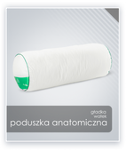 Poduszka anatomiczna bawełniana AMZ 15x45 WAŁEK