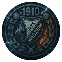 Opłatek na tort Piłka Nożna Widzew Łódź Herb Proporzec Klub