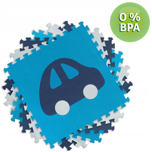 MATA PIANKOWA EVA PUZZLE MIĘKKA DLA DZIECI POJAZDY 180x180cm RICOKIDS na Arena.pl