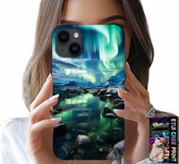 ETUI DO IPHONE 15 PLUS - ALASKA ZORZA POLARNA STAWIK CASE + SZKŁO