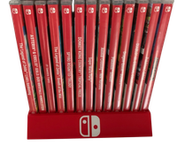 Stojak Uchwyt na Gry Nintendo Switch Switch 2 czerwony