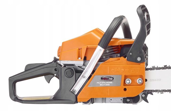 PIŁA SPALINOWA PILARKA ŁAŃCUCHOWA DO DRZEWA 5.2KM 56cm3 + SIEKIERA + OLEJ zdjęcie 12