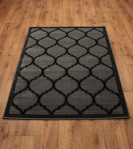 Dywan Roxy 9264A black prostokąt 80x150 na Arena.pl