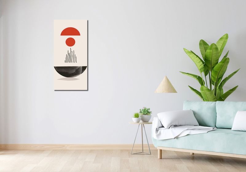 Obraz 40x90cm Półokrągła Forma zdjęcie 2