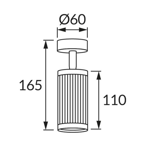 Oprawa ścienna Frida 4199 Ideus downlight metal czarna na Arena.pl
