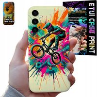 ETUI CASE SAMSUNG GALAXY S24 ROWERY BMX ROWERZYSTA TRIKI + FOLIA