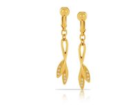 klipsy gałązki z kryształkami preciosa z kolekcji classic (e9930au)