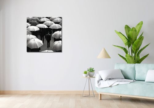 Obraz 70x70cm Samotność w Tłumie na Arena.pl