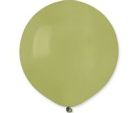Balony pastelowe oliwkowe, 48 cm