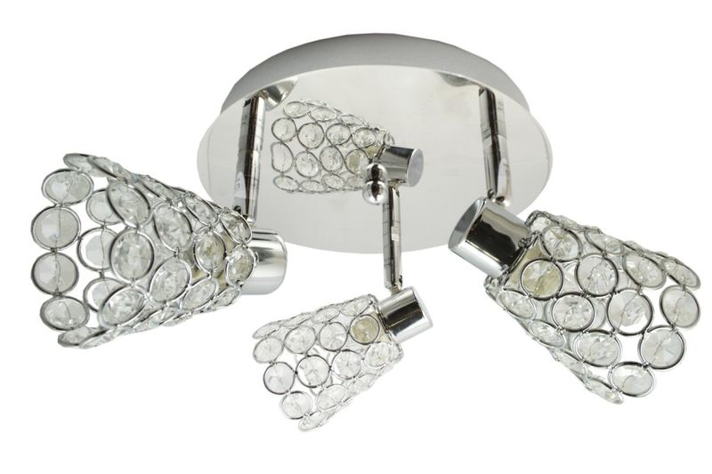 Glossy plafon 3x40W G9 chrom zdjęcie 1