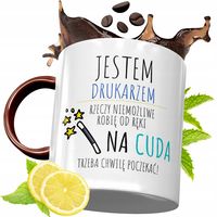 Kubek Bordowy Dla Drukarza Na Urodziny Prezent Z Nadrukiem Ze Zdjęciem