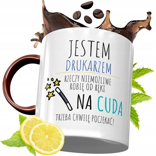 Kubek Bordowy Dla Drukarza Na Urodziny Prezent Z Nadrukiem Ze Zdjęciem na Arena.pl