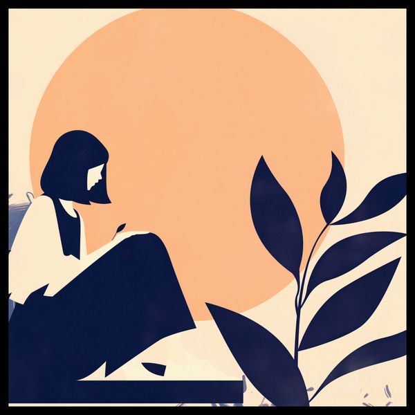 Plakat 70x70cm Kontemplacja zdjęcie 2