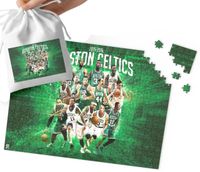 PUZZLE - Boston Celtics WZORY DLA FANA KOSZYKÓWKI 96EL + WORECZEK