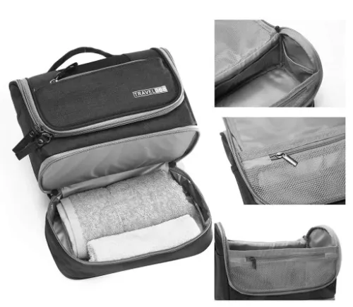 POJEMNA KOSMETYCZKA KUFEREK MĘSKA PODRÓŻNA HACZYK na Arena.pl