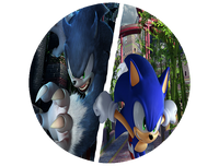 Opłatek na tort Sonic