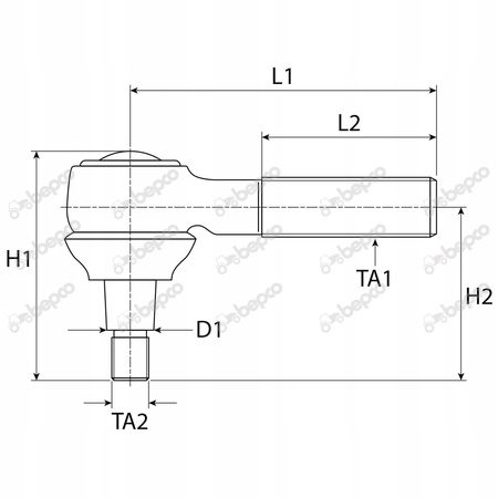 Przegub Kulowy Prawy Drążka Case-IH 7110,7120,7130 na Arena.pl
