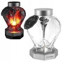 ZNICZ SOLARNY NA CMENTARZ LAMPION NA GRÓB SERCE FOTOWOLTAICZNY NAGROBNY