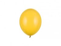 Balony pastelowe żółte strong, 12 cm 3 szt.