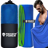 DUŻY RĘCZNIK PLAŻOWY SZYBKOSCHNĄCY Z MIKROFIBRY NA SIŁOWNIĘ 180x100cm