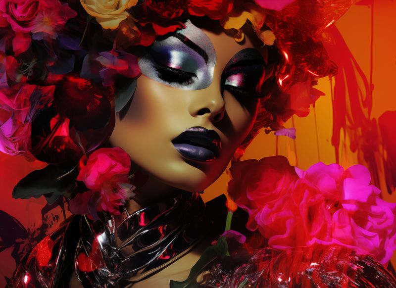 Plakat 55x40cm Kwiecista Diva zdjęcie 1