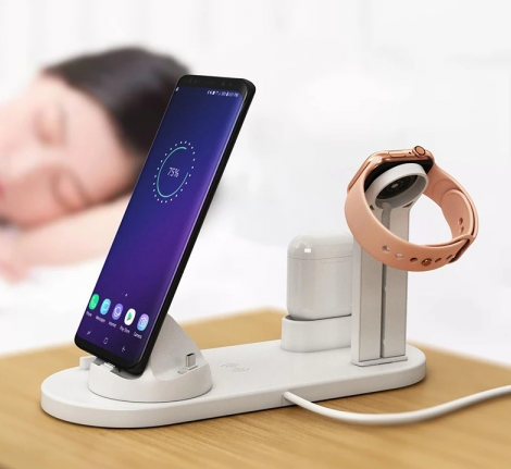 Stacja ładująca 3w1 do Apple iPhone Airpods Watch na Arena.pl