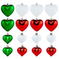 16x Bombki Choinkowe Świąteczne Nietłukące Kolorowe Zestaw Bombek Choinkę