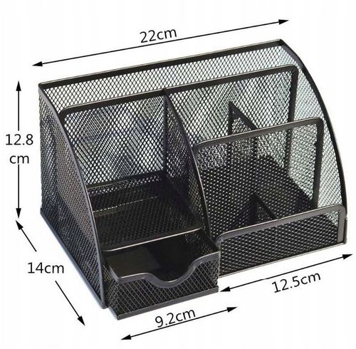 PRZYBORNIK NA BIURKO ORGANIZER NA KREDKI POJEMNIK na Arena.pl