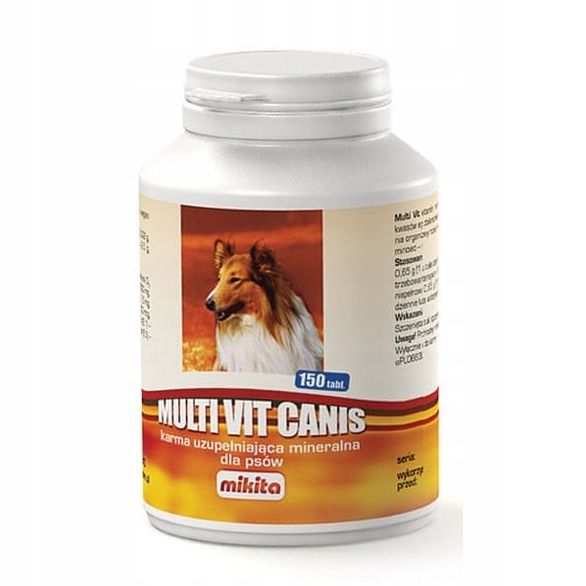 Mikita Multi-Vit Canis multiwitamina dla psa psów 150 tabletek zdjęcie 1
