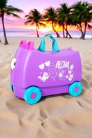 Walizka kabinowa dla dzieci jeżdżąca podróżna jeździk MAGIC TRAVEL HOLIDAY