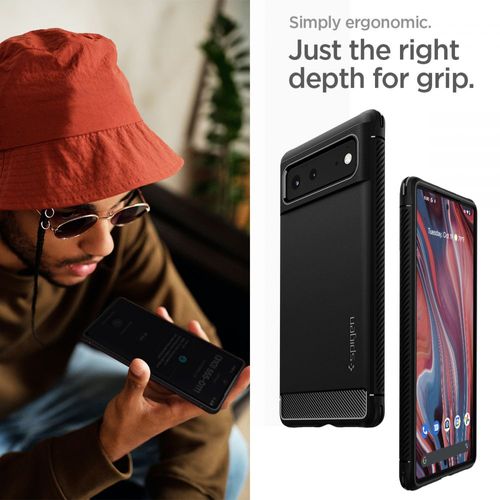 SPIGEN RUGGED ARMOR GOOGLE PIXEL 6 MATTE BLACK na Arena.pl